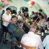 Feiern mit Wein